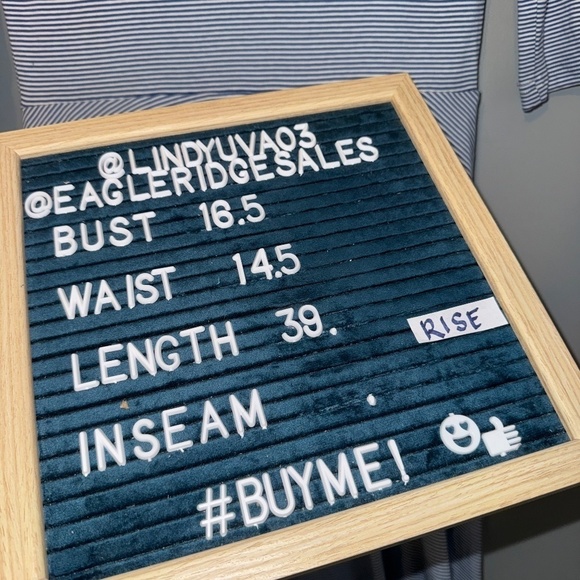 NWT Matilda Jane Between the Lines Dress Blue Stripe Size Medium - Picture 9 of 9